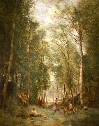 Jean-Baptiste-Camille Corot Souvenir of Marly-le-Roi